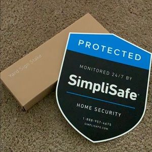 Simplisafe yard sign